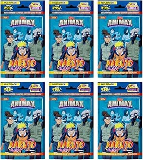 Animax 2024 Official Naruto Collectible Card Game(Multipack of 6)