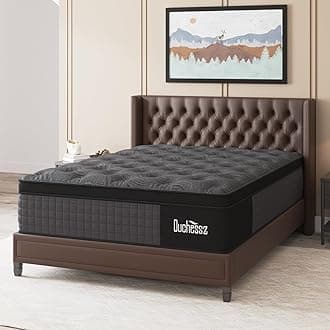Full Mattress, 14 Inch Hybrid Mattress Black with Gel Memory Foam and Individually Pocket Innerspring Euro Top Mattresses Medium Firm for Motion Isolation, Edge Support, 100 Night Trial