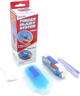 Acu-Life Finger Treatment Kit | Pain Relief and Recovery | Hot and Cold | Includes Finger Split and Gel Pack