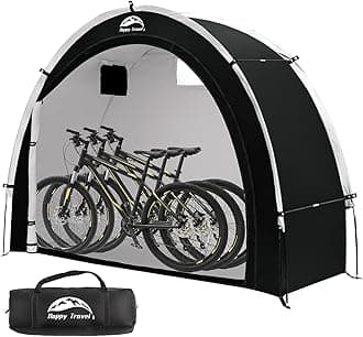 Bike Storage Shed Tent,Outdoor Portable Bicycle Storage Sheds with 210D Oxford Fabric PU4000 Waterproof for 2/3/4/6/8 Bikes,Bike Covers Shelter for Motorcycle,Garden Tools,Toys,Lawn Mower