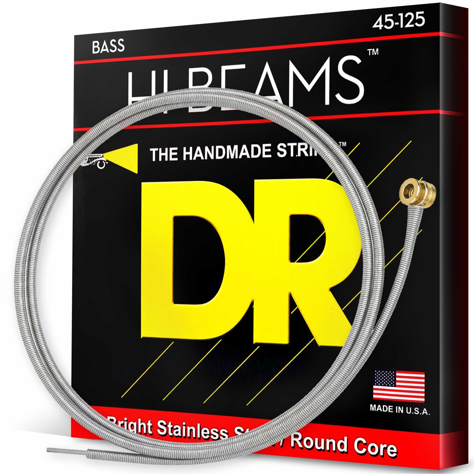 DR Strings HI-BEAM™ Series 5 String Bass Strings - Medium 45-125 Short Scale