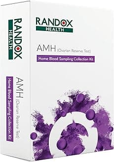 AMH Test | Anti-Mullerian Hormone Home Test | Randox Health | Test Your Ovarian Reserve | at-Home Fertility Blood Test | Female Fertility | Personalised Report Included | Health Results in 2-3 Days