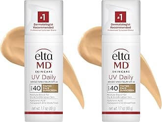 UV Daily Face Sunscreen with Transparent Zinc Oxide and Hyaluronic Acid, Moisturizes and Protects, Great for Dry, Combination, and Normal Skin