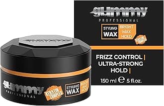 Gummy Hair Styling Wax Bright Finish Melon Scent, Orange, Sweet Melon, 150 millilitre