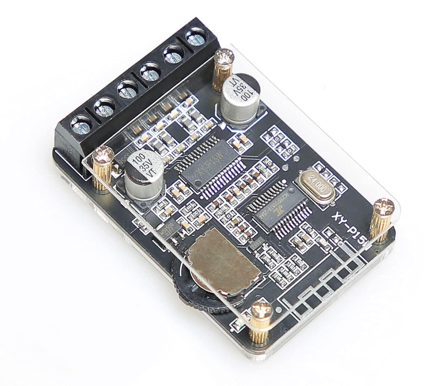 Bluetooth Receiver Board Mini Amplifier Audio Stereo Amplifier Module Xy-p15w 12v 24v for Wireless Speaker DIY