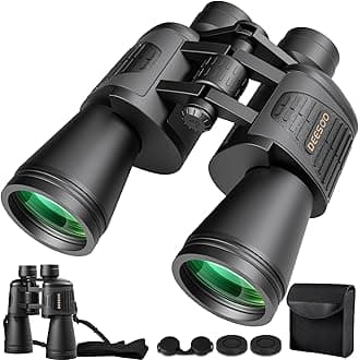 - 20x52 Binoculars for Adults High Powered - HD Large View Binoculars with Low Light Vision - Professional Binocular for Bird Watching Hunting Travel Cruise Outdoor Sports - Gifts for Women
