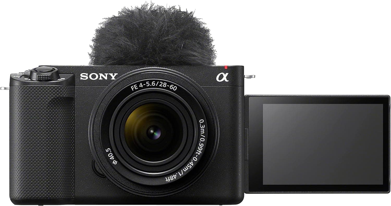 Alpha ZV-E1 Full-Frame Interchangeable Lens Mirrorless Vlog Camera with 28-60mm Lens - Black Body