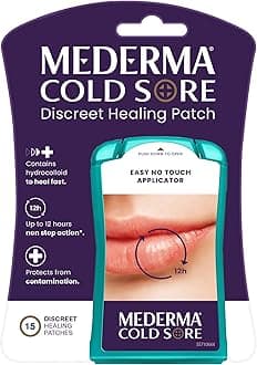 Cold Sore Fever Blister Discreet Healing Patch - A Patch That Protects and Conceals Cold Sores - 15 Count