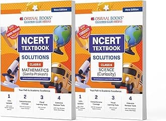 Ncert Textbook Solutions Class 6 Mathematics & Science | Set of 2 Boo Product Bundle – 2 January 2025