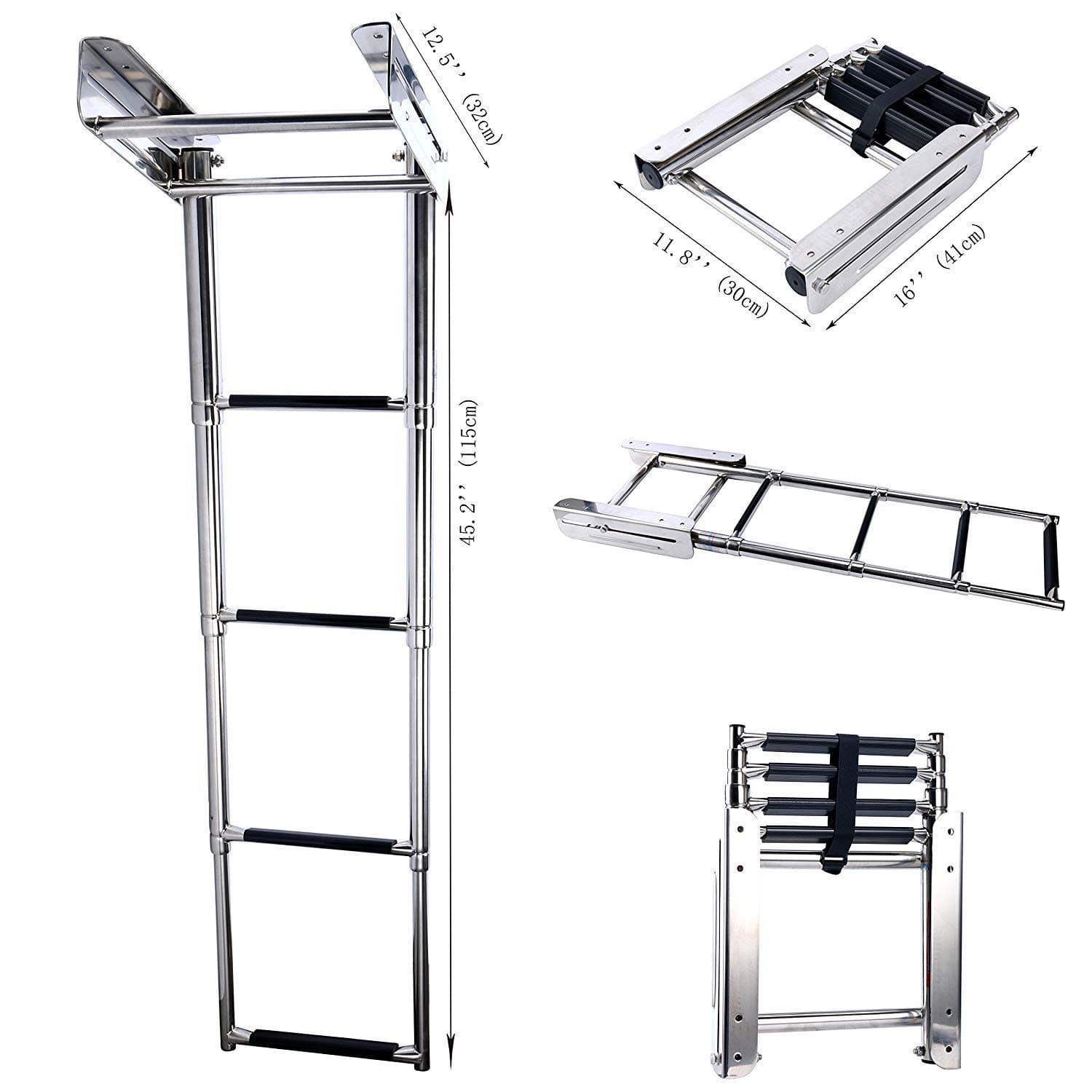 4 steps under platform ladder