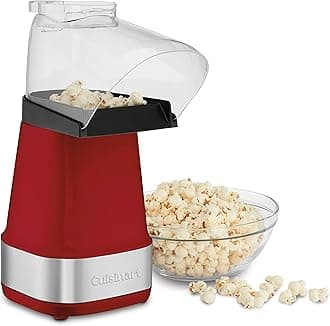 EasyPop Hot Air Popcorn Maker (Red)