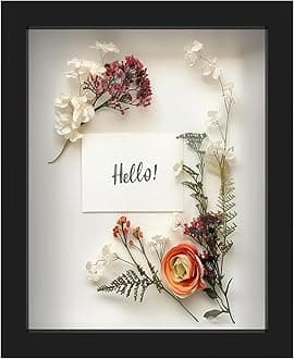 8"x10" White Shadow Box