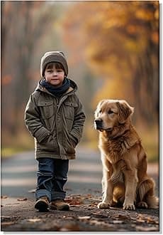 Customizable Photo Canvas Print with Deep Floating Frame - Personalized Gallery Wrapped Wall Art from Your Image - Beige Walnut Black White Options for Gifts (Framed, 24x36)