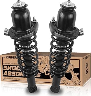 172599R 172599L Complete Rear Struts Coil Spring Assembly Compatible for 2009-2013 Toyota Corolla Rear Pair Set Replacement Shock Absorbers
