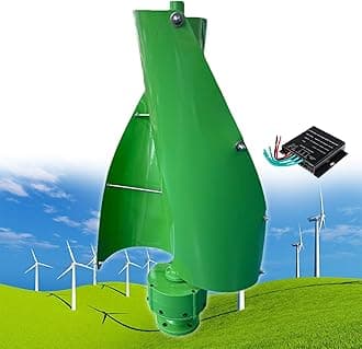 12000W Wind Turbine Helix Generator Kit, Maglev Shaft Wind Turbine Generator, Vertical Windmill 3-Phase Wind Power Turbine, for Household Power Supply, Road Infrastructure,B-12V