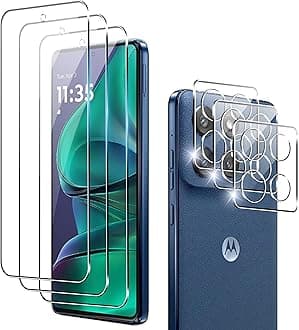 for Motolora Moto G Stylus 5G 2025 Screen Protector with Camera Lens Protector, 9H Hardness Anti-Scratch Tempered Glass Flim, Case Friendly,Anti-Scratch (2+2 PACK)