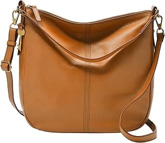FossilWomen's Jolie Leather Hobo Purse Handbag for Women