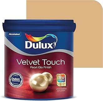 Dulux Velvet Touch Pearl GLO Interior Emulsion Paint (1L, Butterfield) – Luxurious soft-sheen wall paint, highly durable, washable, rich, intense colors, with 6-year warranty