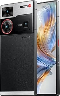 nubiaZ60 Ultra 5G Unlocked Cellphone - Android Smartphone with UDC Tech, Snapdragon 8 Gen 3 Chips, 50MP Triple Camera, 120Hz 6.8" AMOLED Display, 6000mAh Battery, 80W Fast Charge, IP68 Waterproof