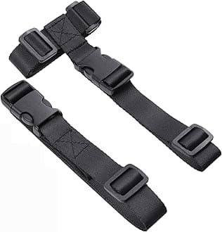 Vigorport Luggage Straps, Luggage Connector Straps for Suitcases Add A Bag and Connect Your 2 Suitcases Together Adjustable Attachment Accessories Belts (1'' Width S Size)
