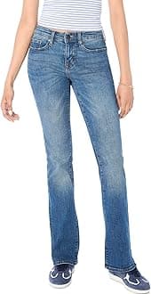 AEROPOSTALE Women's Aero Mid Rise Bootcut Jean Jeans