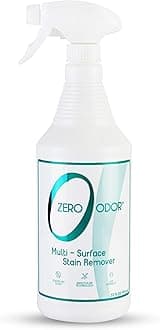 Zero Odor – Multi-Surface Stain Remover & Odor Eliminator - Remove Stains and Odor Patented Molecular Technology Best for Carpet, Rug, Linens, Furniture, Floors, 32oz (Over 700 Sprays)
