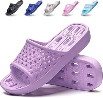Xomiboe Shower Shoes Men Quick Drying Women Shower Sandals Non-Slip Comfortable House Slippers Bathroom Hotel Flip Flops Slides With Students Gym