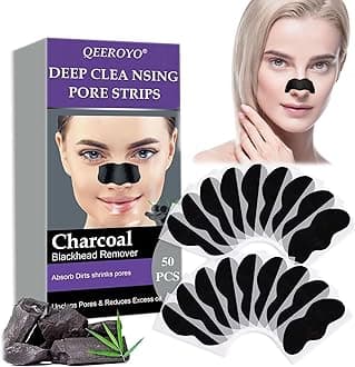 Nose Strips, Nose Strips Blackhead, 50 pcs Pore Strips, Blackhead Pore Strips, Pore Strips for Blackheads, Deep Cleansing Nose Strips, Deep Cleansing Nose Pore Strips for Madam Blackheads Removal