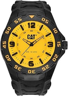 CAT WATCHES Men's Motion Analog Display Quartz Black Watch
