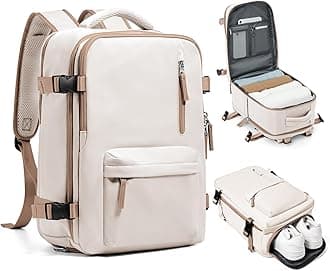 SZLX Vacuum Backpack Travel Bag with Pump, Ryanair Cabin Bags 40x30x20 Backpack Wizz air, Ryanair Cabin Bags 40x20x25 Underseat Carry On Easyjet 45x36x20 Travel Rucksack Cabin Size Fit 14 Inch Laptop