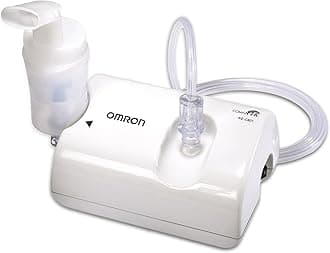 OMRON C801 CompAir Compressor Nebuliser - Very silent Compressor Nebuliser to Treat at Home Cough and Cold, Bronchitis, Asthma and More, for Kids and Adults