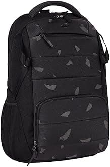 Gear Aspire 3 19"/35L Faux Leather Large Water Resistant 4 Compartment Laptop Backpack/Casual Backpack/Daypack/Travel Backpack/College Bag For Men/Women(Black-Grey)