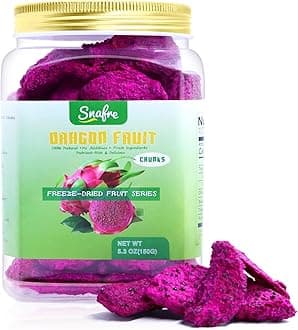 Freeze-dried Dragon Fruit Chunks, 149G Frozen Dragon Fruit