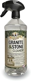 Granite & Stone - Countertop Cleaner Kitchen Island Cleaning Spray Marble Tile Slate Quartz Daily Granite Bathroom Counter -White, 32 Oz