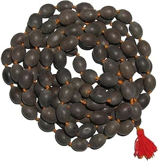 Kamal Gatta Mala with 108 Lotus Seed KamalGatta Japa Mala Rosary Beads Pooja Beeds