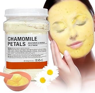 Jelly Mask for Facials Professional, Hydrating & Moisturizing Peel-Off Natural Gel Face Mask SkinCare, Professional Spa Use Jelly Face Masks, Deep Hydration & Glow 23 Fl Oz (Chamomile)