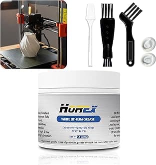 3D Printer Lithium Grease 50g Lubricant Printing Machine Lead Screw Gear Reduce Noise CNC Axis Linear Rail Guide Metal Motor Track for En der 3 5 V3 SE Office Home Accessories Equipment