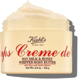 Creme de Corps Whipped Body Butter, Gentle Body Lotion that Nurtures and Moisturizes the Skin, Infused with Soy Milk and Honey, Provides Rich 24-Hour Hydration, For All Skin Types - 8 oz