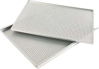 Oven Baking Sheet Puff Pastry Baking Tray Perforated Dish Nonstick Multipurpose Mille Feuille Pan Baking Pan for Meat Dessert, Thickness 2mm