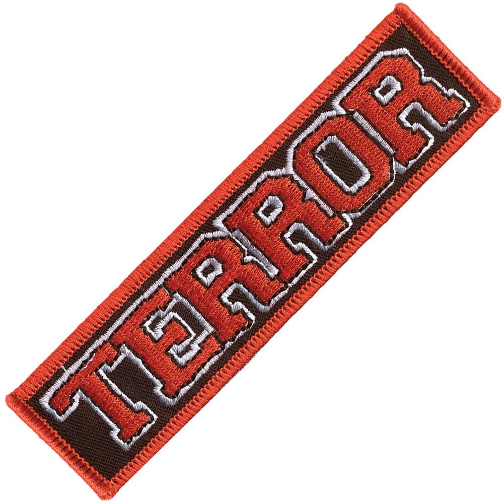 Terror Men's Logo Embroidered Patch Red