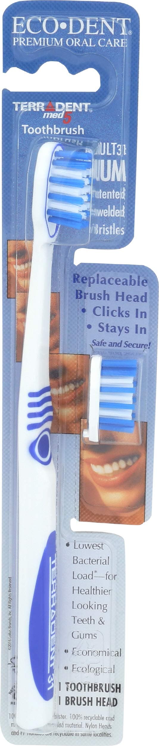 Terradent 31 Toothbrush Plus Refill, Medium