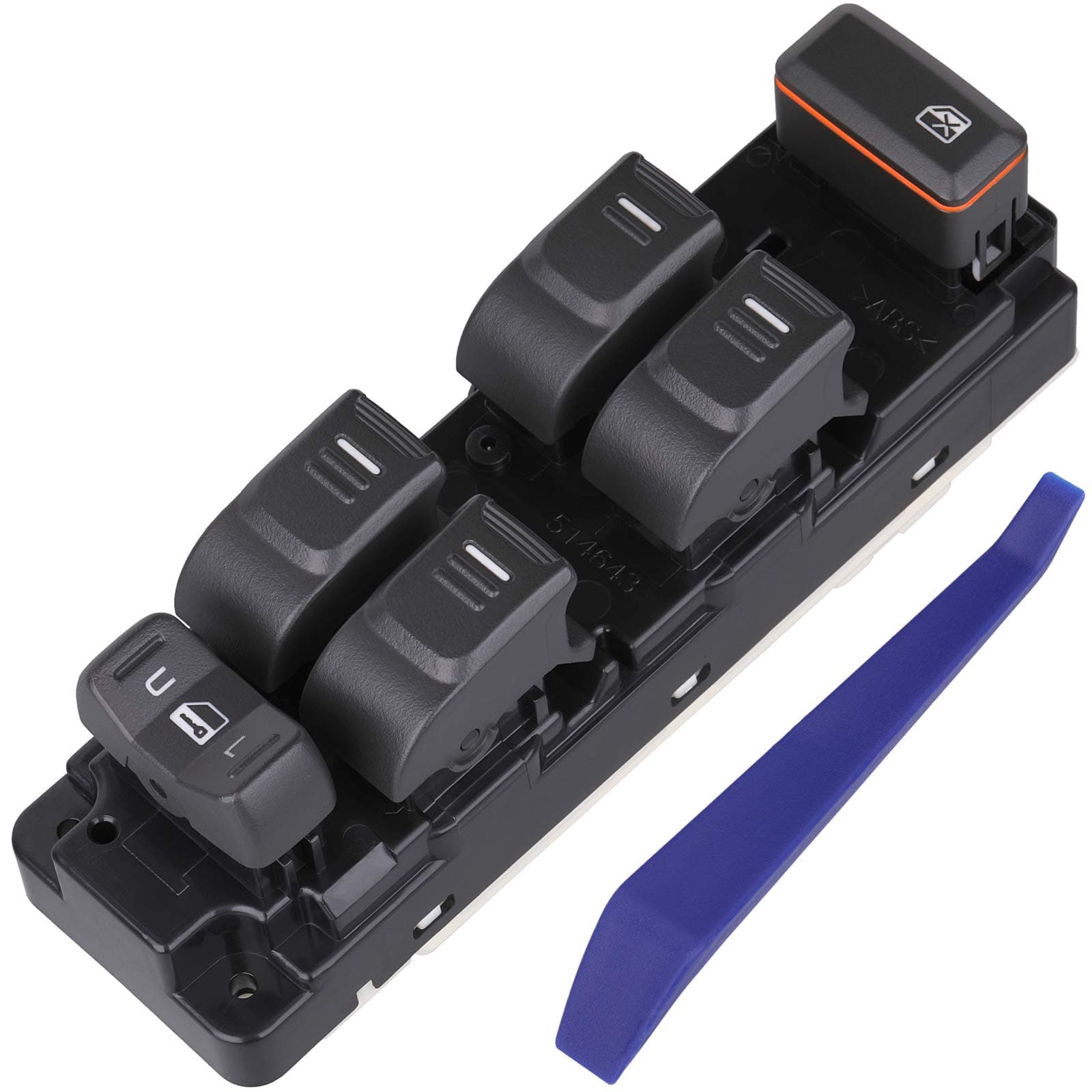 Master Power Window Switch Front Left Driver Side Compatible with 2008-2012 Chevrolet Chevy Colorado/ 2004-2012 GMC Canyon/ 2008-2010 Hummer H3/ 2009-2010 Hummer H3T, Replaces OE 25779767