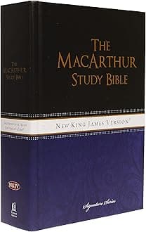 NKJV, The MacArthur Study Bible, Large Print, Hardcover: Holy Bible, New King James Version