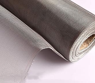 304 Stainless Steel Woven Wire Rodent Proof Mesh Metal,Hole Diameter 1mm,Prevent Insects Mouse Mice Snakes Hornets Rodents Entering,Easy to Cut and Install,60x300cm(24x118inch)