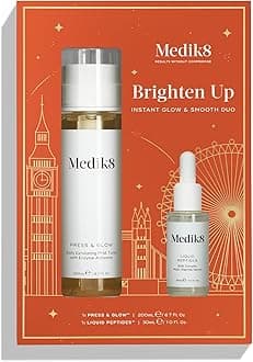 Medik8Serum Tonic Duo - Liquid Peptides - Gentle, Cleansing Exfoliant Toner - Smoothing, Firming Multi Peptide Serum - 2 pc