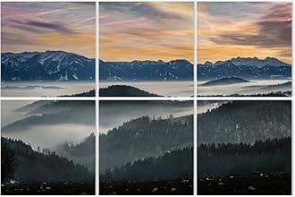 YPY Art Acoustic Panels,Soundproof Wall Panels Self-adhesive,Sound Absorbing Panels,Decorative Acoustical Wall Panels, Recording Studio Acoustic Treatment 6 Pack 72×48 inches