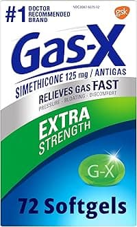 Extra Strength Gas Relief Softgels with Simethicone 125 mg - 72 Count