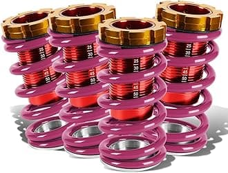 DNA Motoring COILHC88T11PP Coilover Sleeve Kit [For 88-01 Honda Civic Del Sol CRX Acura Integra]