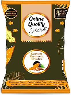 Online Quality Store Wild turmeric powder | Kasturi turmeric | kasturi haldi | Kasturi Manjal Wild Turmeric for All Type Skin Whitening musk turmeric Face 100% Natural | No Chemicals, No Preservatives, No Pesticides-400g