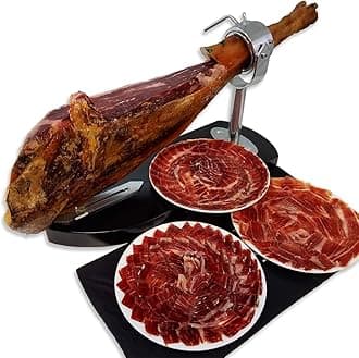 Iberico Ham "Pata Negra" Pure Bellota Cured for 4 Years, 50% Iberico Breed, 20 Pounds! 40-50 Servings